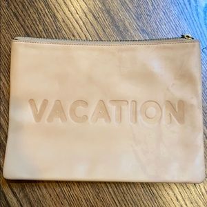Madewell leather vacation pouch